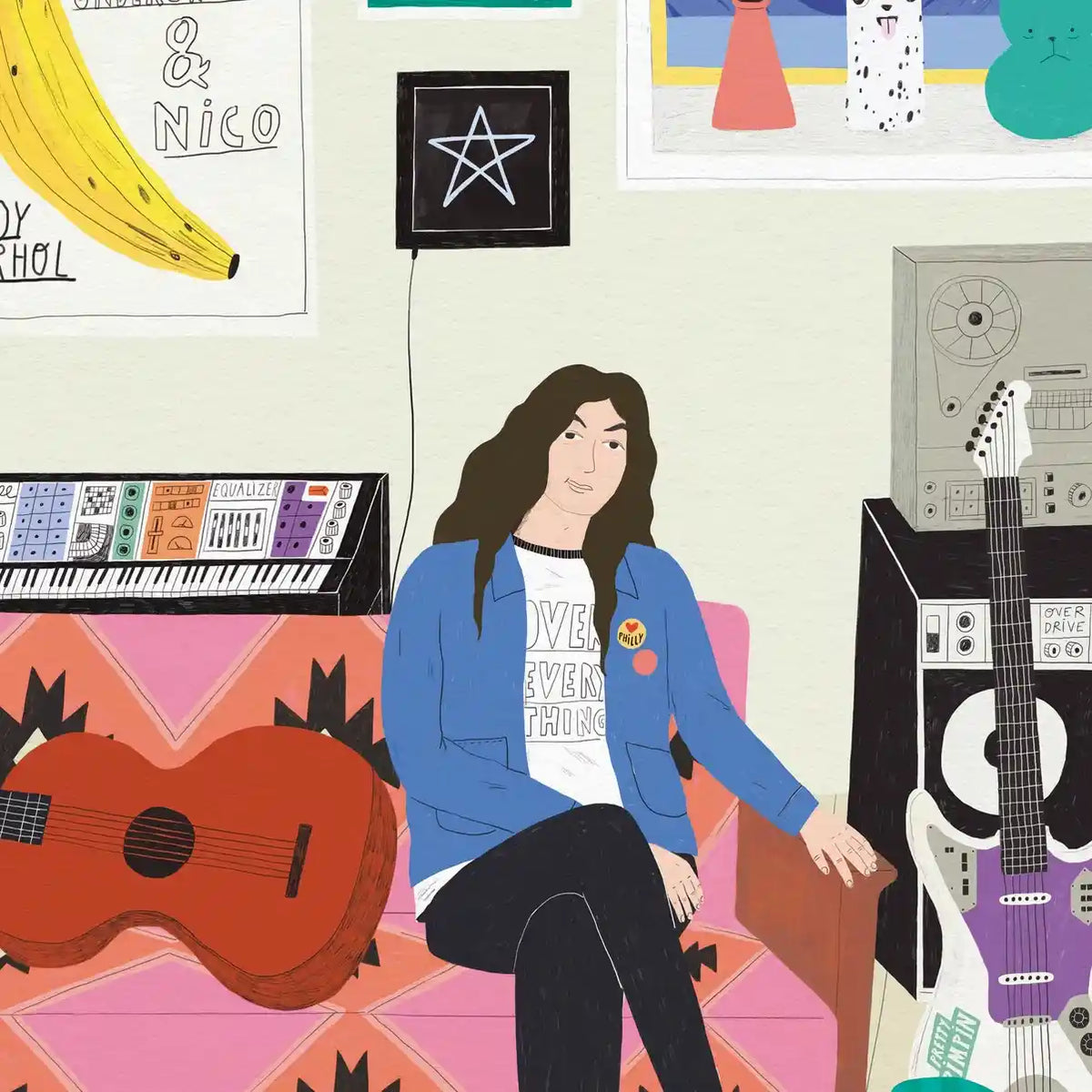 Poster / 30x40cm / KURT VILE