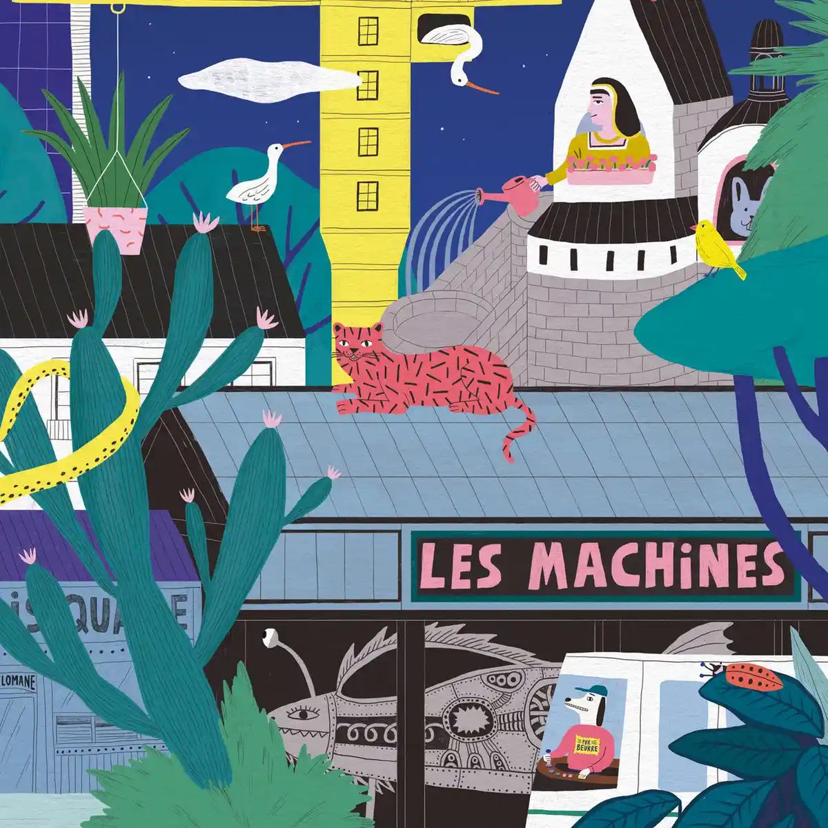 Poster / 30x40cm / NANTES BEI NACHT