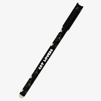 Radierbarer-Stift-mit-Katzen-Print-Schwarz-Cat-Lovers-Pro