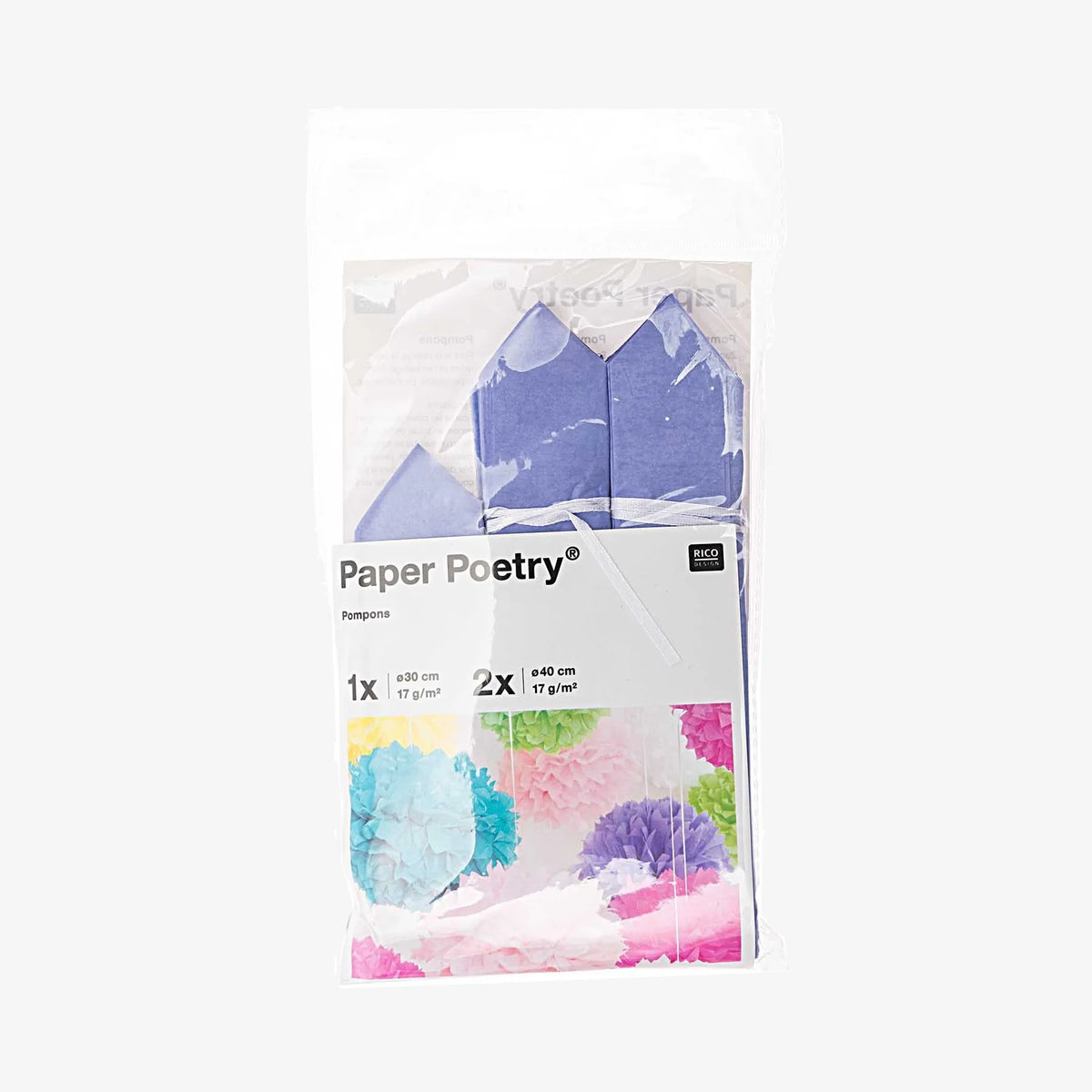 Seidenpapier-Pompons-17gm_3Stueck-flieder-Rico-Design-Verpackung-vorn