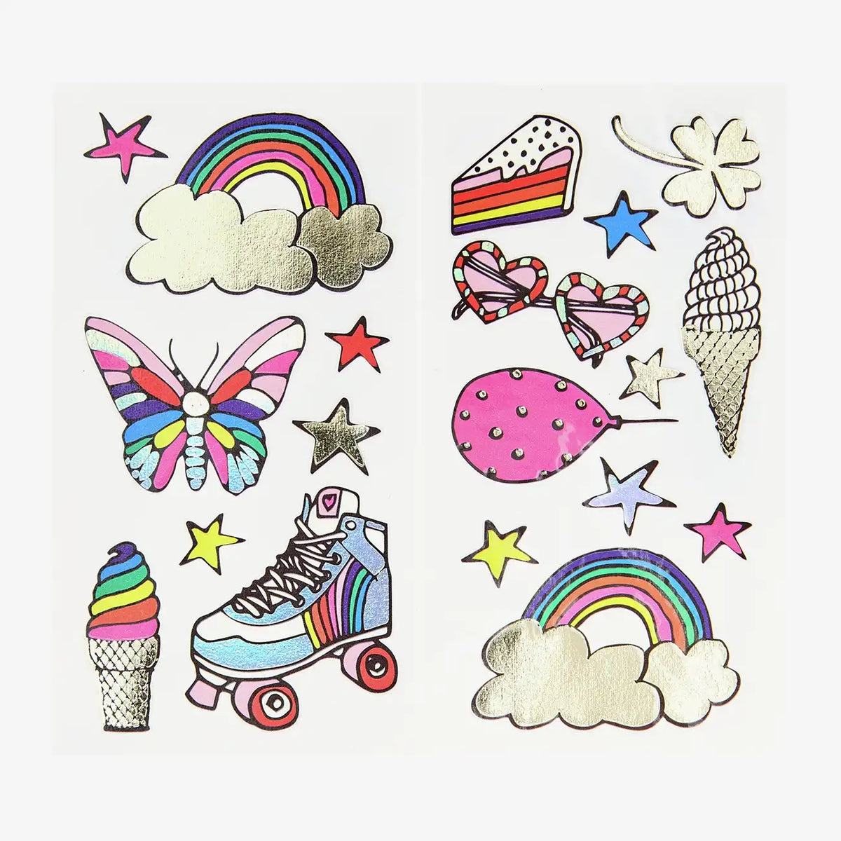 Rico-Design-Tattoos-Rainbow-Fun-19-teilig-2Boegen-Produktansicht