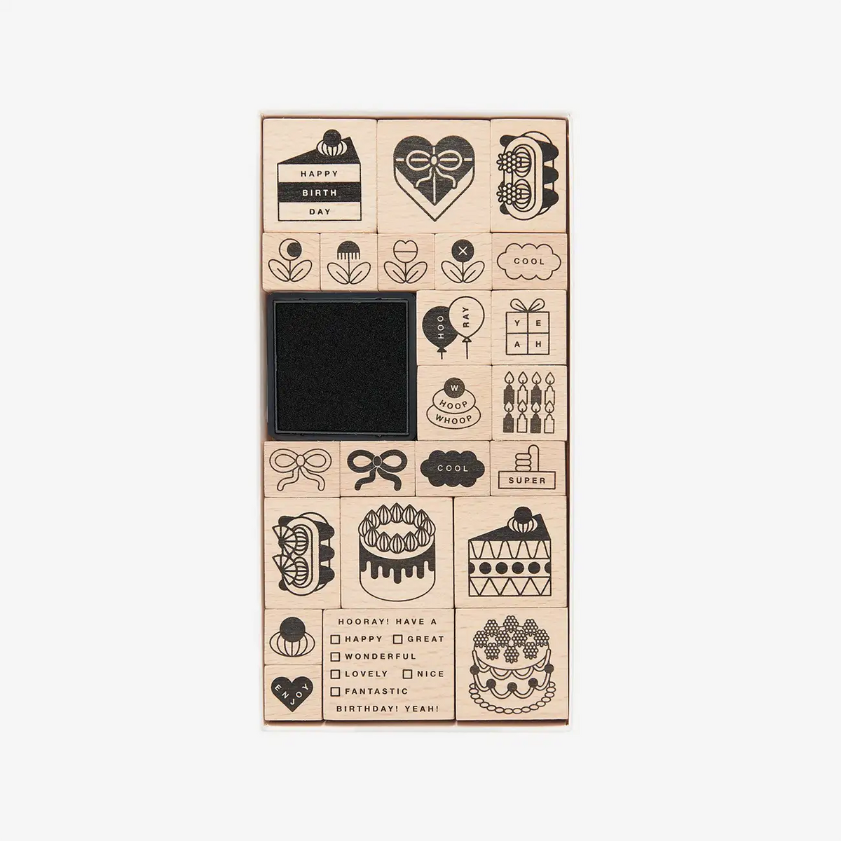 Rico-Design-x-Redfries-Stempelset-Happy-Birthday-23-Stempel-1Stempelkissen-als-Set