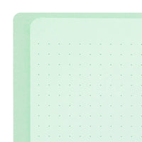 Md Notebook / Ring Notebook / Color Dot Grid / Green