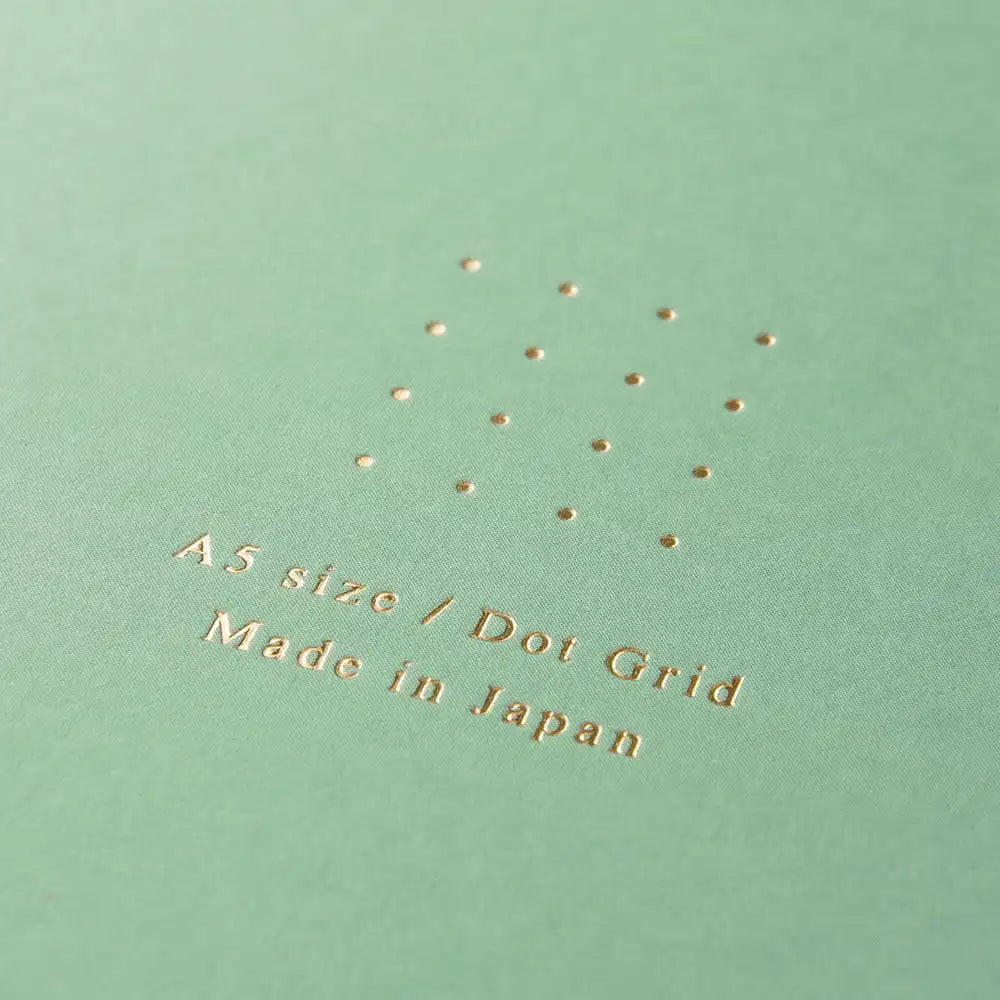 Md Notebook / Ring Notebook / Color Dot Grid / Green