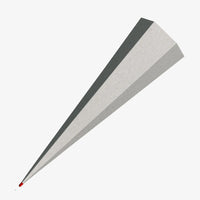 Schultüte Zuckertüte / Rohling 85 cm eckig