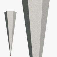 Schultüte Zuckertüte / Rohling 85 cm eckig
