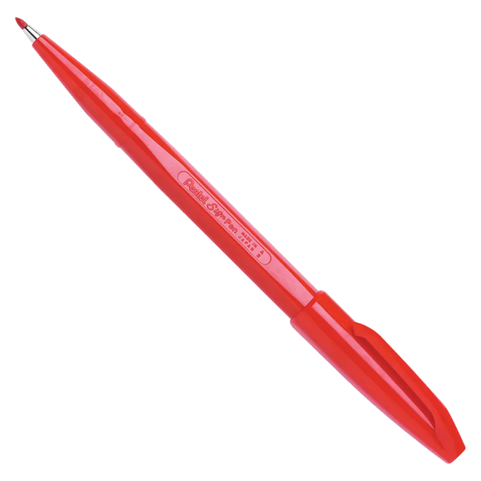 Pentel | Sign Pen S520 | Faserschreiber | rot