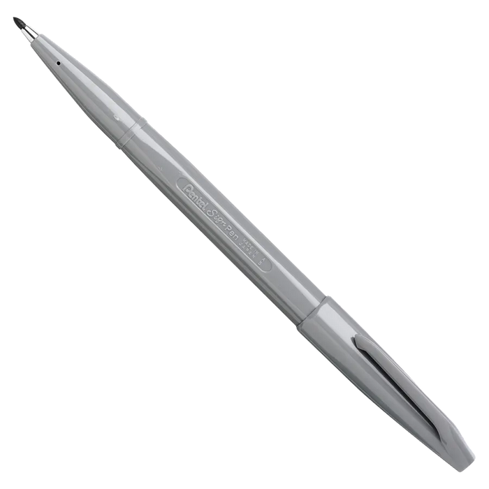 Pentel |Sign Pen S520-N | Faserschreiber | grau