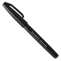 Pentel | Sign Pen Brush |  SES15C-A | schwarz