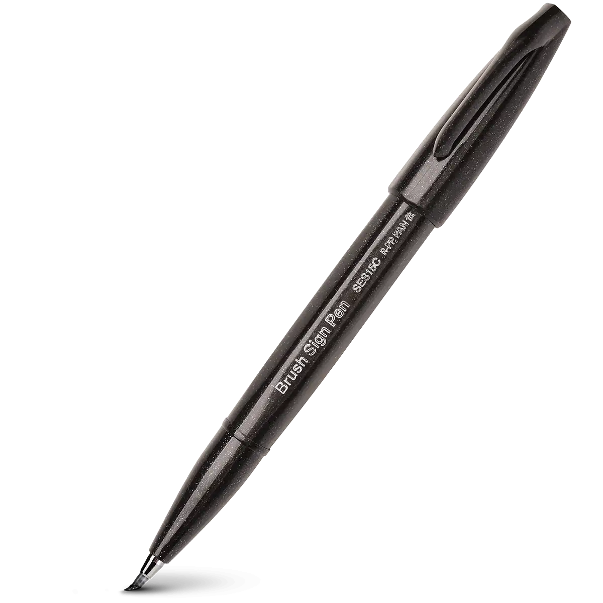 Pentel | Sign Pen Brush |  SES15C-A | schwarz