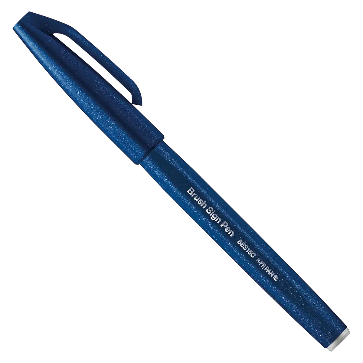 Pentel-Sign-Pen-Brush-SES15C-CAX-Blue-Black-Stift