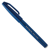 Pentel-Sign-Pen-Brush-SES15C-CAX-Blue-Black-Stift