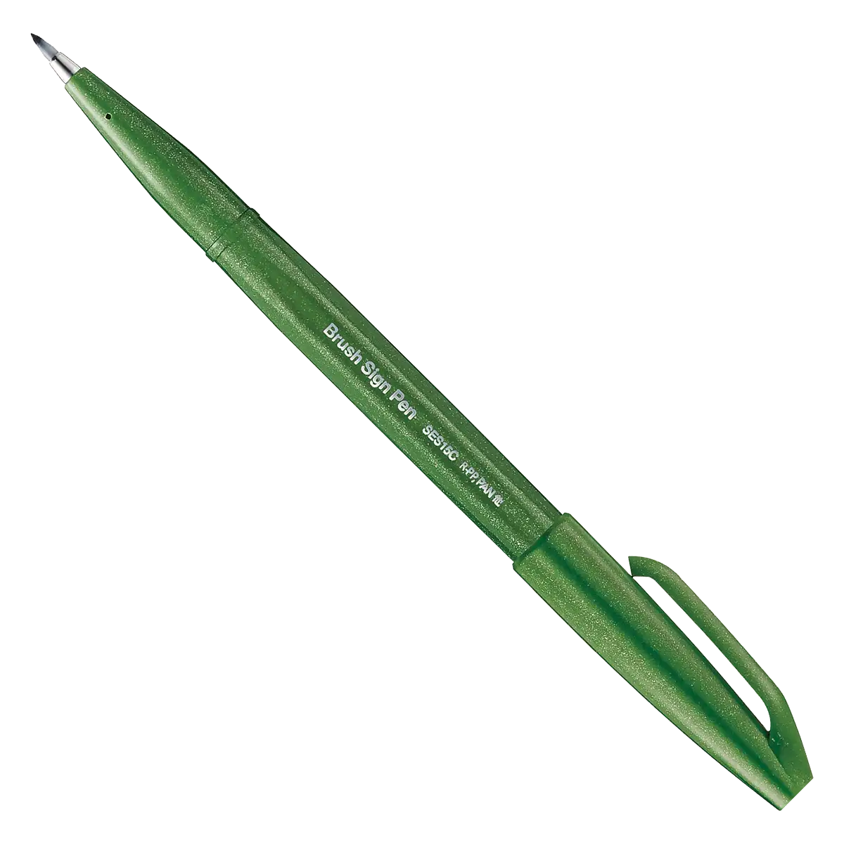 Pentel | Sign Pen Brush | SES15C-D2 | Olive Green