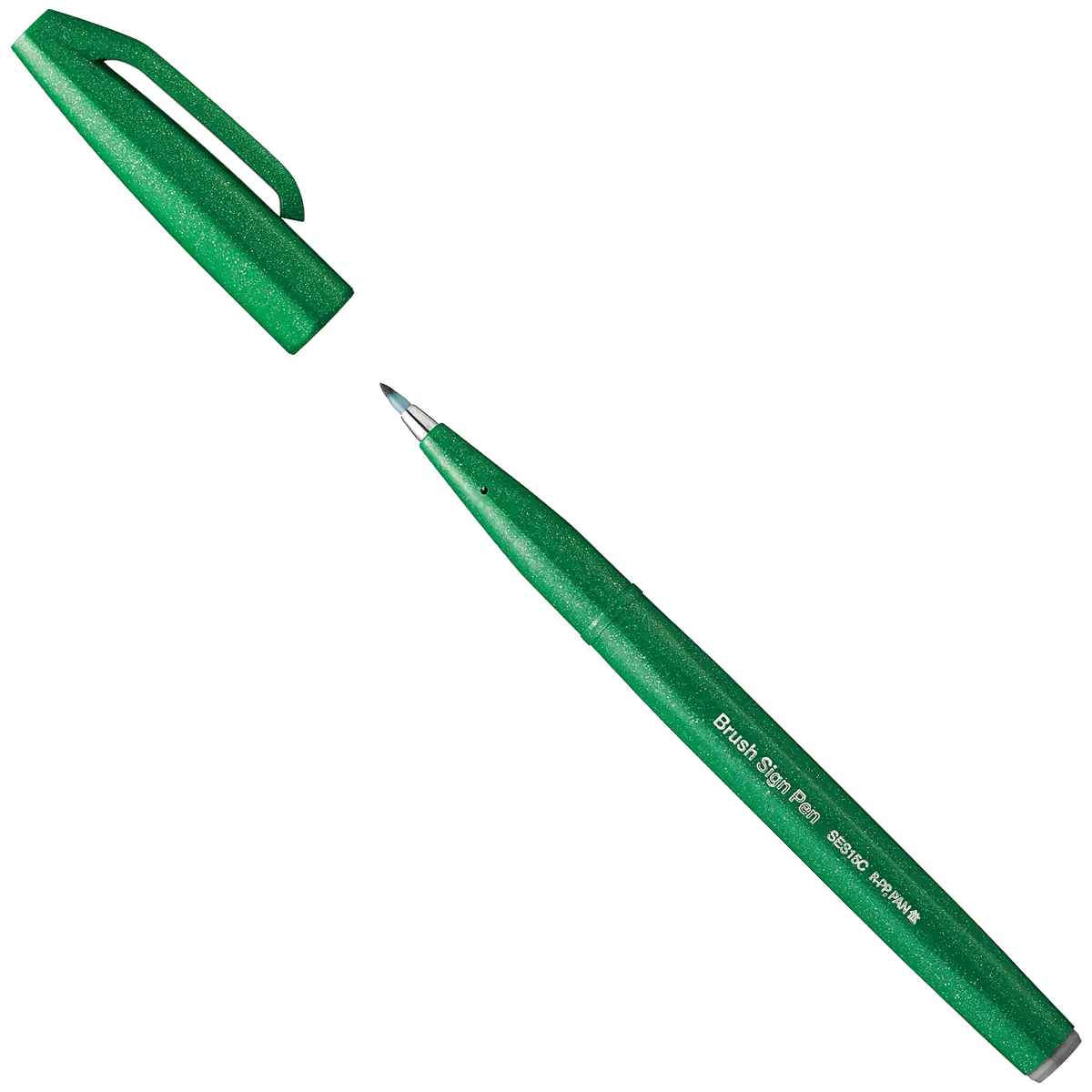 Pentel | Sign Pen Brush | SES15C-D | Green
