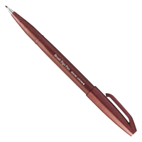 Pentel-Sign-Pen-Brush-SES15C-E_brown-Stift-offen-mit-kappe