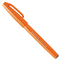 Pentel | Sign Pen Brush | SES15C-F | Orange