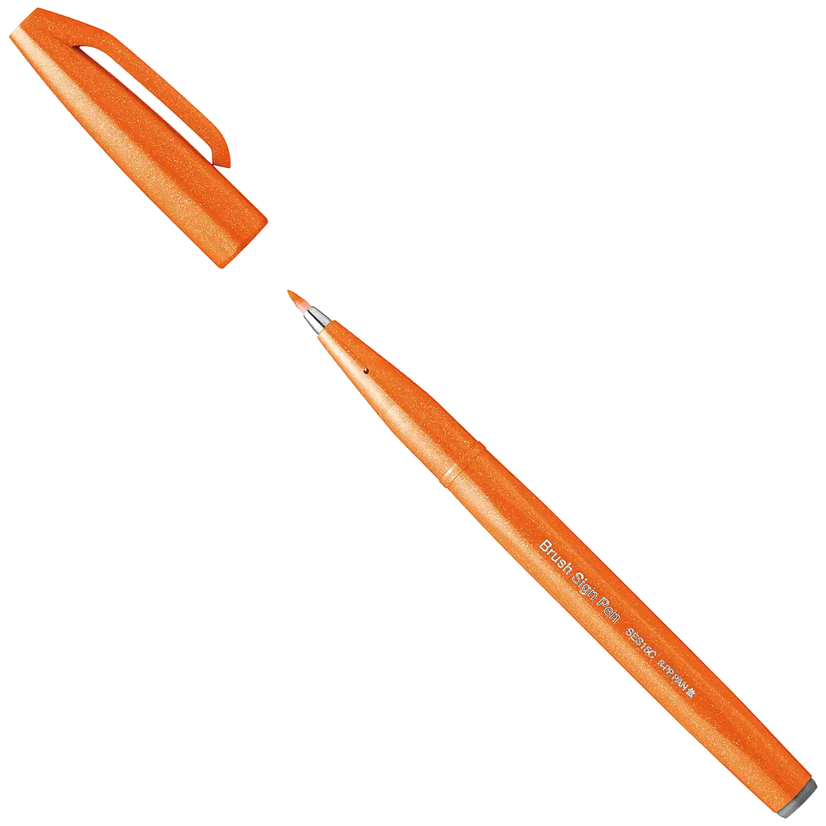 Pentel | Sign Pen Brush | SES15C-F | Orange