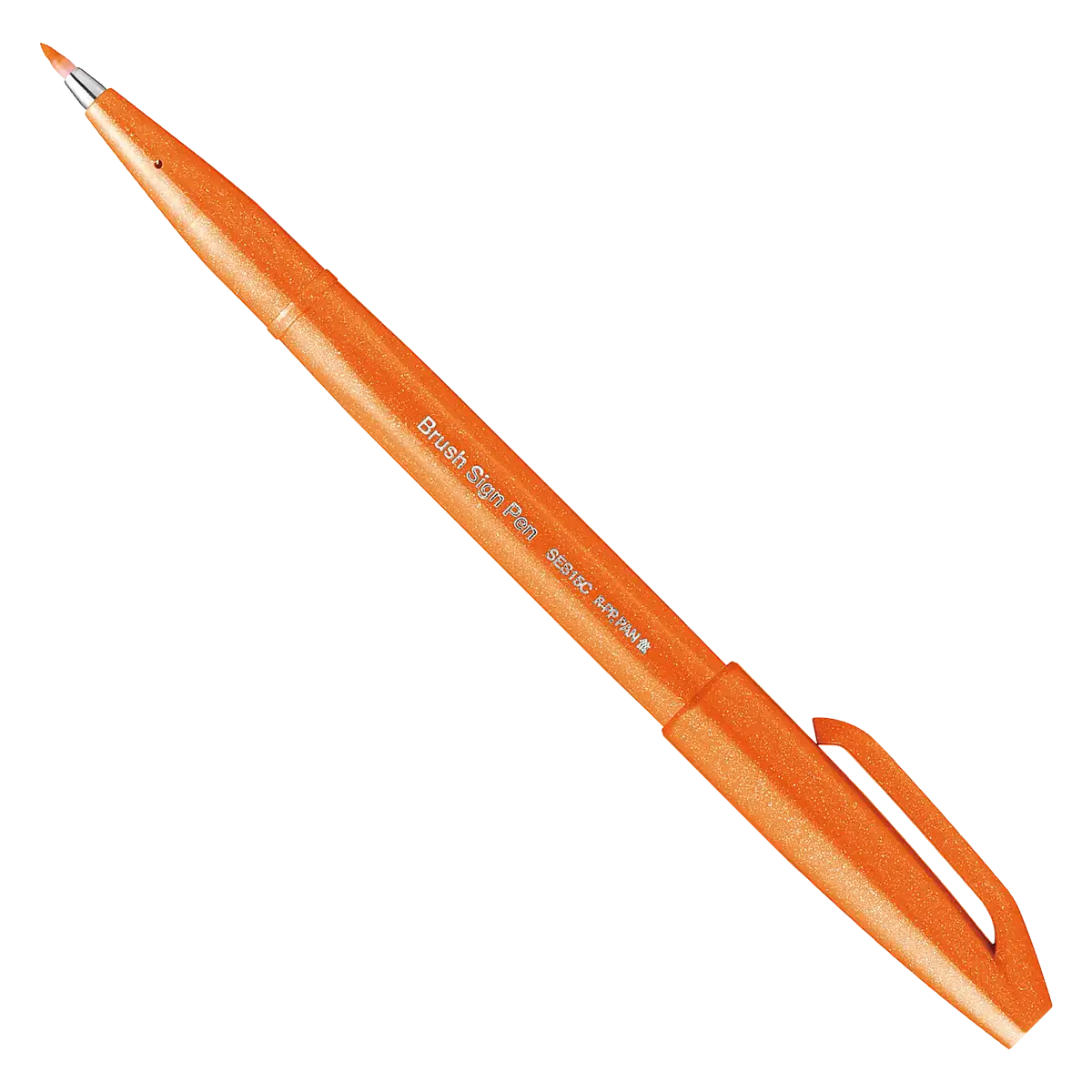 Pentel | Sign Pen Brush | SES15C-F | Orange
