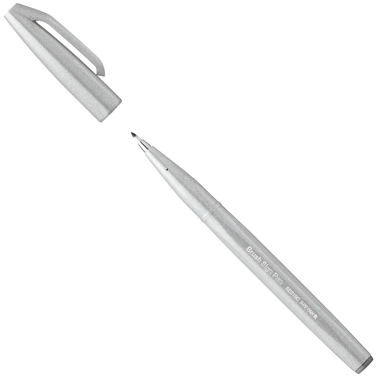 Pentel | Sign Pen Brush | SES15C-N2X | Light Grey