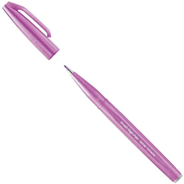 Pentel | Sign Pen Brush | SES15C-P2 | Pink Purple