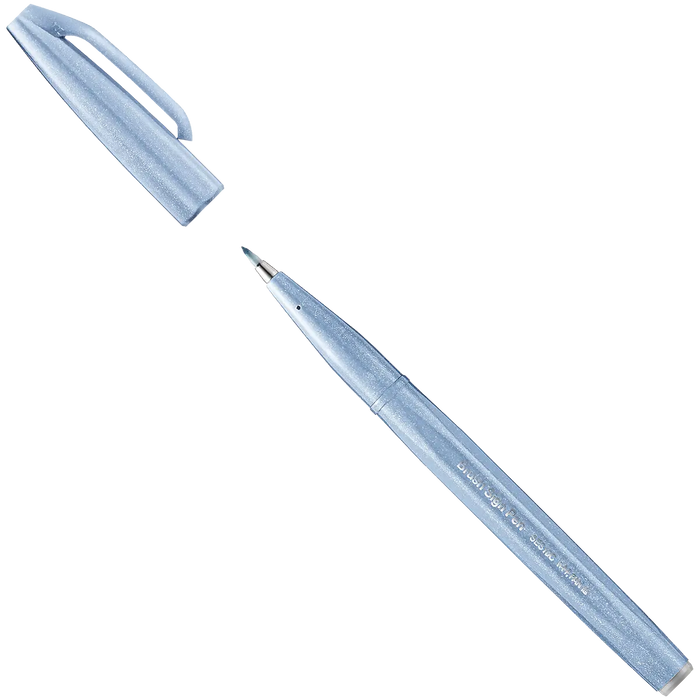 Pentel | Sign Pen Brush | SES15C-S3X  | Grey Blue