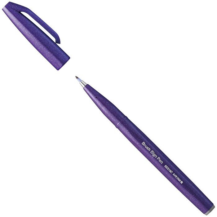 Pentel | Sign Pen Brush | SES15C-V | Violet