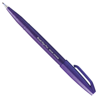 Pentel | Sign Pen Brush | SES15C-V | Violet