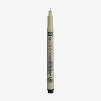 Sakura-Pigma-Micron-005-Fineliner-Schwarz-Stift-offen-Produktansicht
