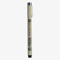 Sakura-Pigma-Micron-01-Fineliner-Schwarz-Stift-mit-KAppe-Produktansicht