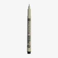 Sakura-Pigma-Micron-05-Fineliner-Schwarz-Stift-offen-Produktansicht