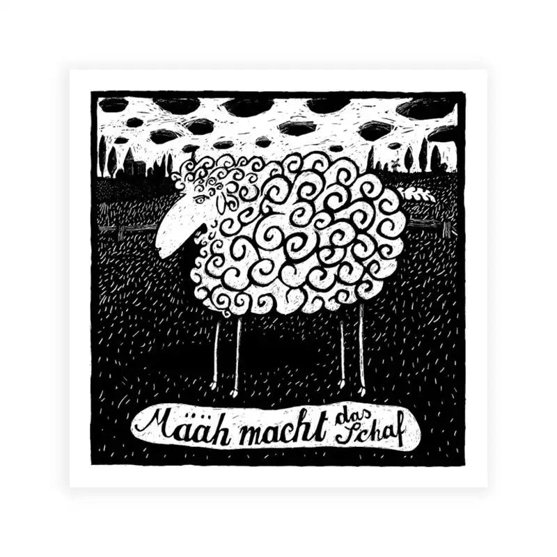 Analyzing image  Schaf-kleinerArtprint-23.5x23.5cm-Phillip-Janta
