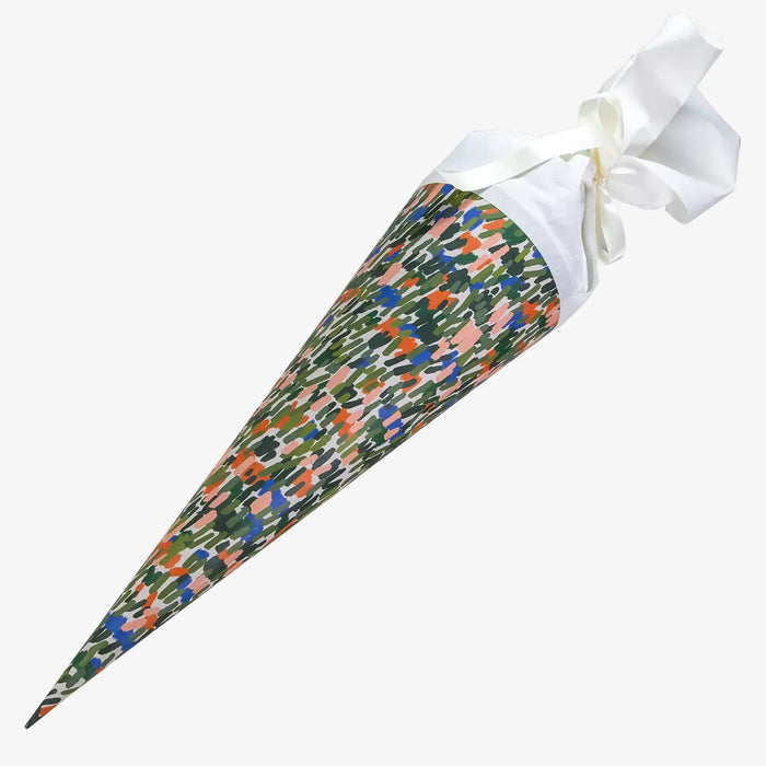 Schultüte | Zuckertüte | Wiese Abstrakt | 50 cm