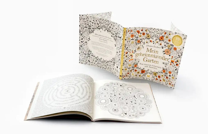 Laurence King Verlag | Johanna Basfords | Ausmalbuch | Mein geheimnissvoller Garten