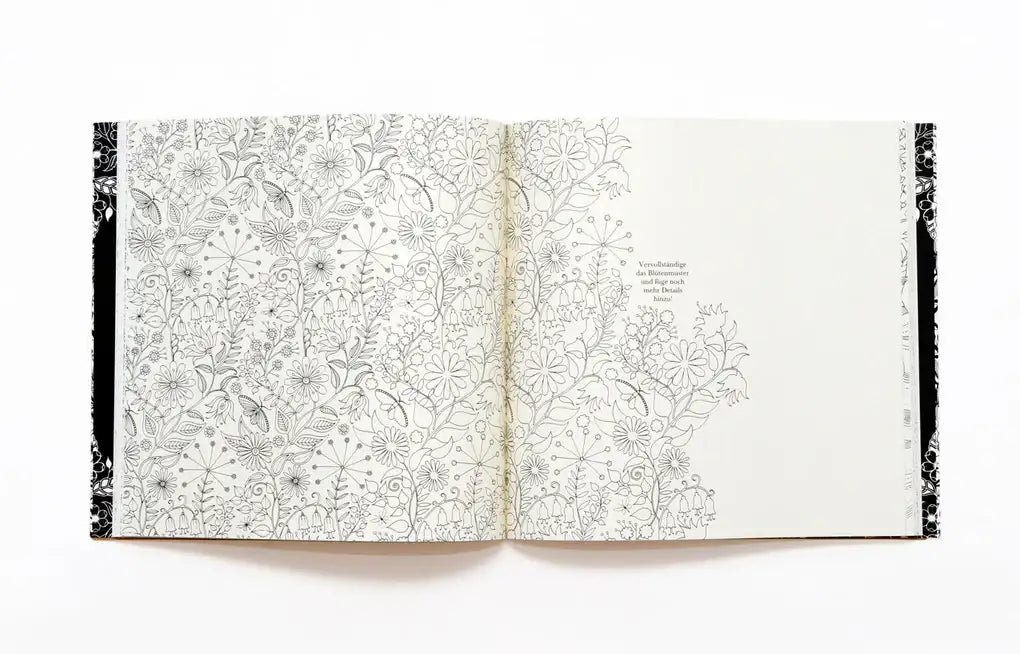 Laurence King Verlag | Johanna Basfords | Ausmalbuch | Mein geheimnissvoller Garten