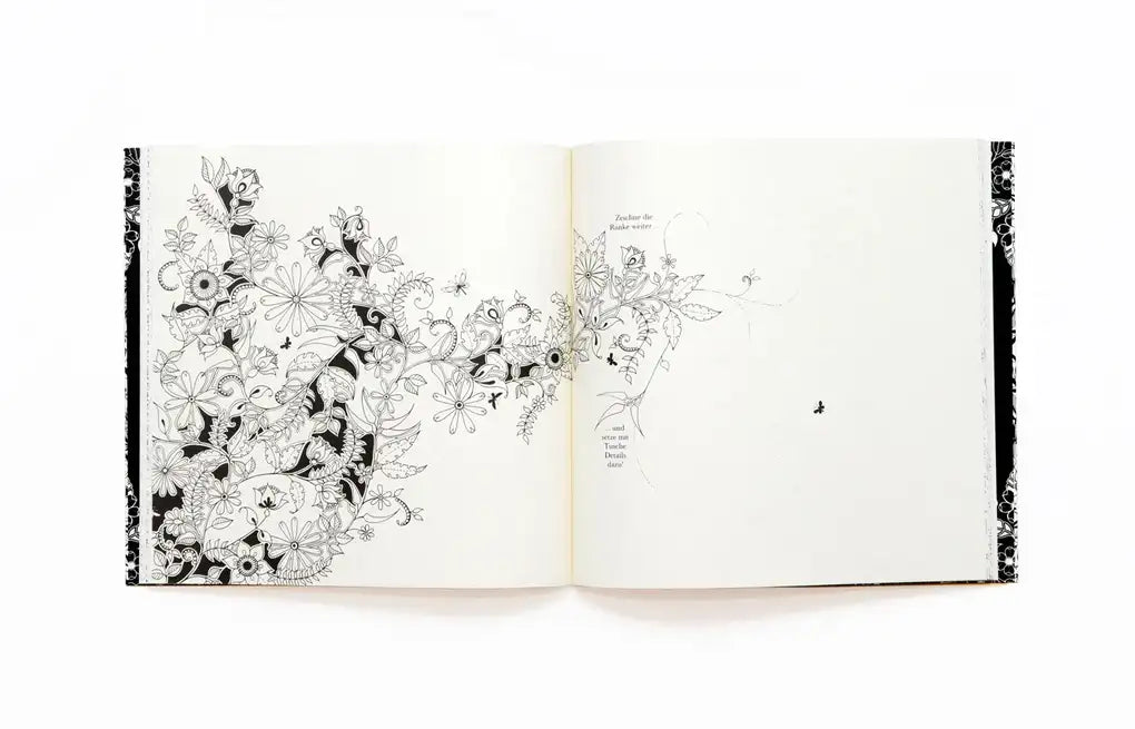 Laurence King Verlag | Johanna Basfords | Ausmalbuch | Mein geheimnissvoller Garten