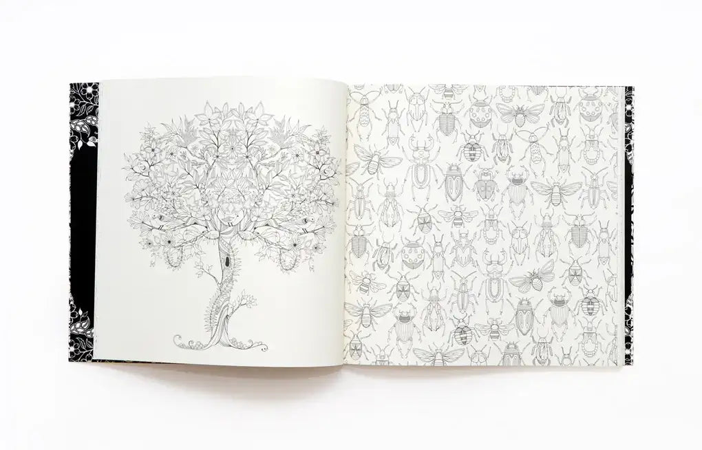 Laurence King Verlag | Johanna Basfords | Ausmalbuch | Mein geheimnissvoller Garten