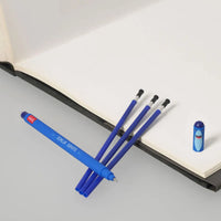 Legami-Loeschbarer-_Gelstift_-_Erasable_-shark-Tintenfarbe-blau-Produktansicht-ganzer-Stift-beispielfoto