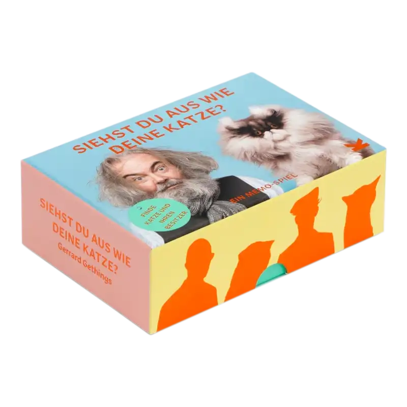 Memospiel-Laurence-king-verlag-Siehst-du-aus-wie-deine-Katze-50-_Karten-_Ab_-6_-Jahren-verpackung-cover-seitlich-von-vorn