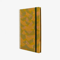 Skizzenbuch-A5-mit-Goldschnitt-cover-chiyogami-Papier-160-Seiten-Motiv-Saitenspiel-Gold-seitlich-von-Vorn