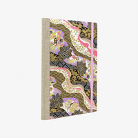 Skizzenbuch-A5-mit-Goldschnitt-cover-chiyogami-Papier-160-Seiten-Motiv-Wasserlandschaft-Schwarz-gold-purple-seitlich-von-hinten