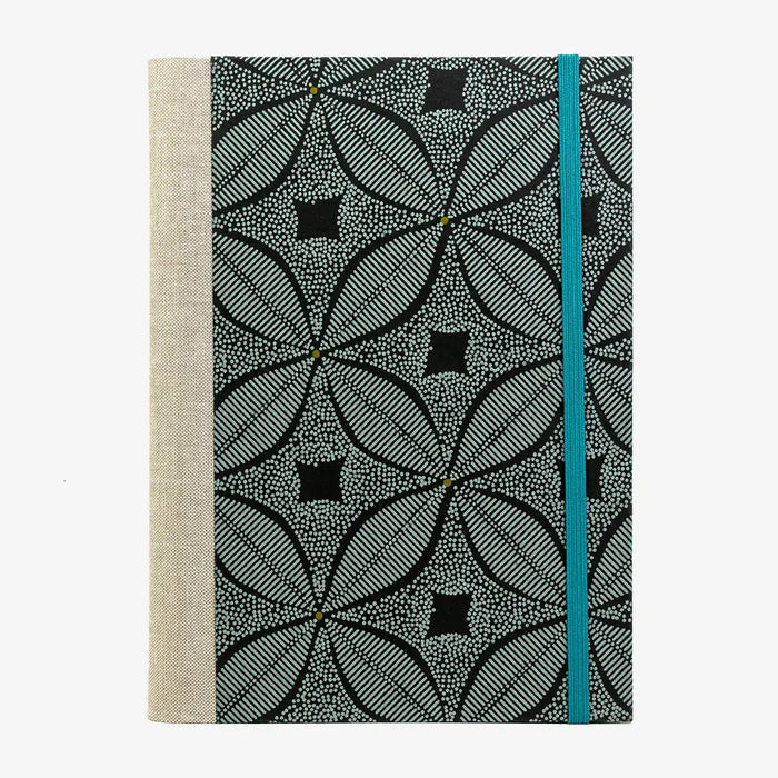 Skizzenbuch-leer-17x24cm-192seiten-cover-mit-Baumwollpapier-Motiv-Blaetter-Aquamarine
