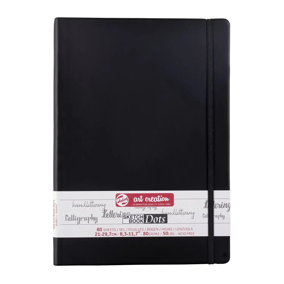 Skizzenbuch-mit-Punktraster-21x29_7-cm-80g-80Bogen-Talens-cover-front-1