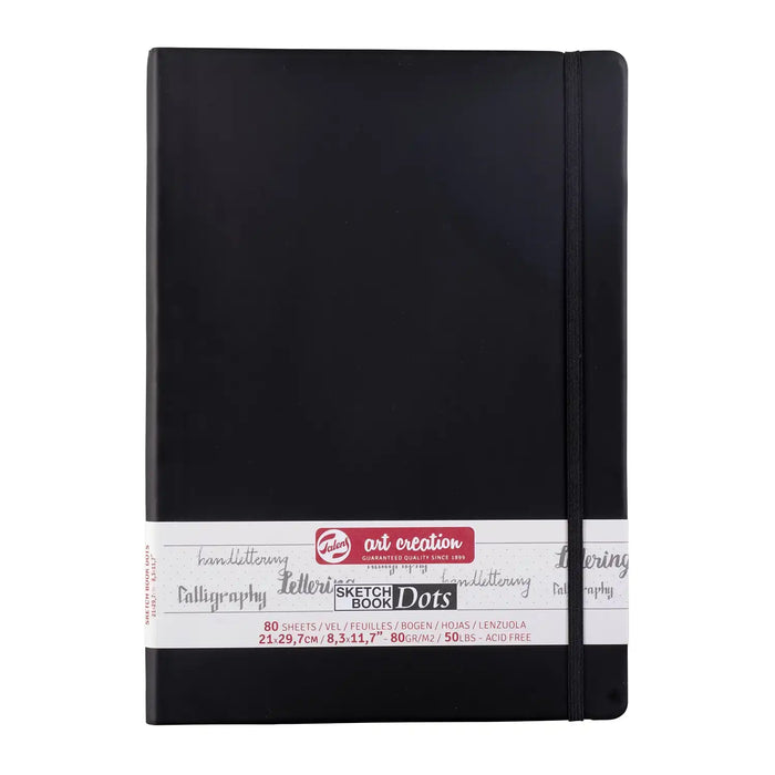 Skizzenbuch-mit-Punktraster-21x29_7-cm-80g-80Bogen-Talens-cover-front-1