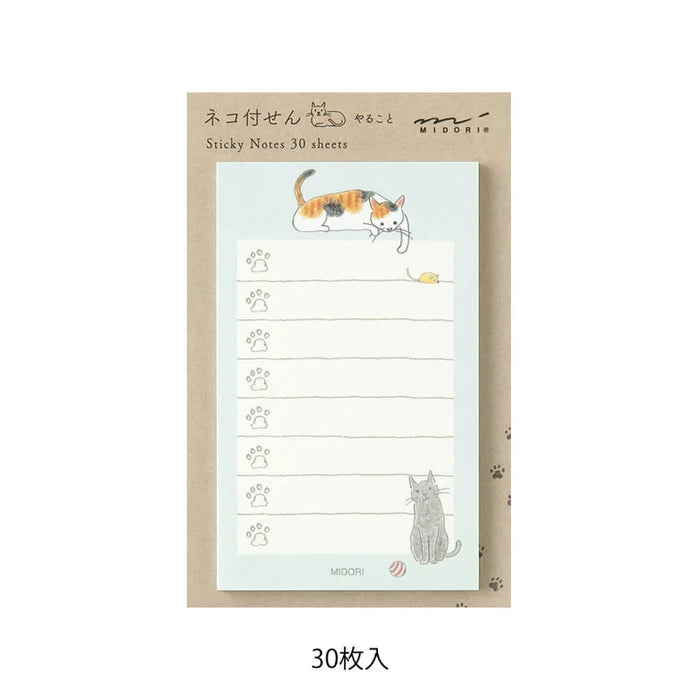 Sticky-Notes-To-Do-Cat-Green-30Blatt-produkt-Block