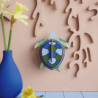 Studio-Roof-3d-Sea-Turtle-Karton-Meeres-Tier-Wanddeko-aufgebaut-Produktansicht-Beispielbild-1