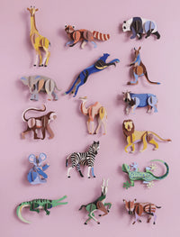 Dschungel Tiere  / 3D Objekt / Rhino