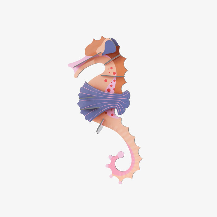 Pink Seahorse / 3D Objekt / Wanddekoration