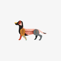 Studio Roof | Lucky Charm | Dachshund | kleiner 3D Dackel als Glückbringer | zum aufhängen