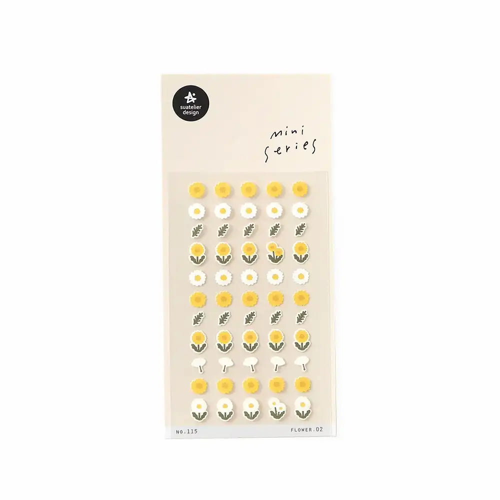 Suatelier | Sticker | Mini Serie | Flower No2 | 7x15cm | 1Bogen