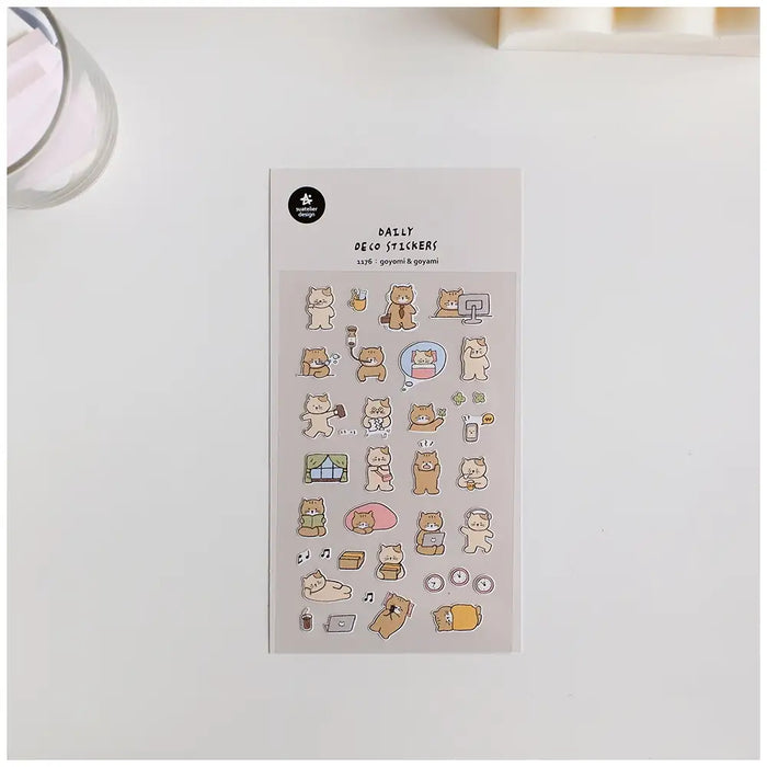 Suatelier | Sticker | Goyomi & Goyami | 10x19cm | 1Bogen